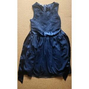 special‎ editions navy blue dress 7/8